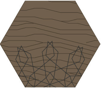 Spirograph 1 Laser Marron Glace (E)