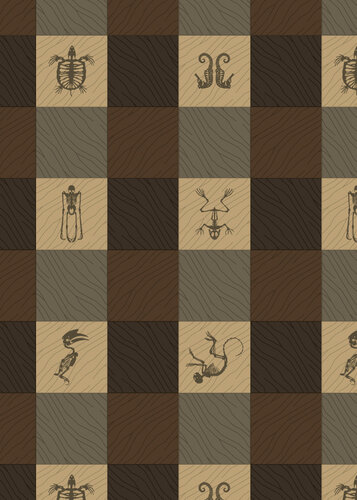 Gingham Brown